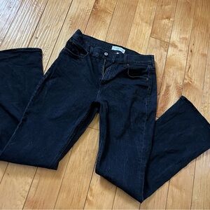 Abercrombie & Fitch Black Wide-Leg Women's Jeans